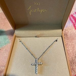 Jaclyn Roxanne THE CROSS RHODIUM